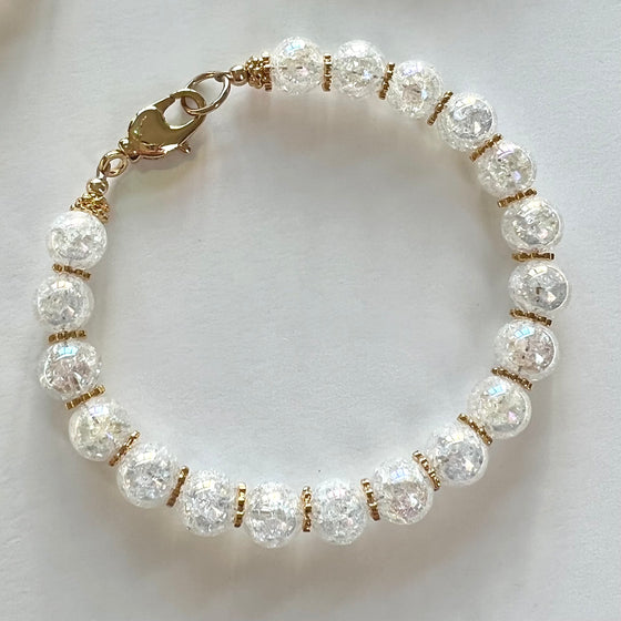 Crackled Quartz bracelet