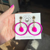 Magical Magenta earrings