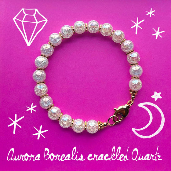 Crackled Quartz bracelet