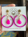 Magical Magenta earrings