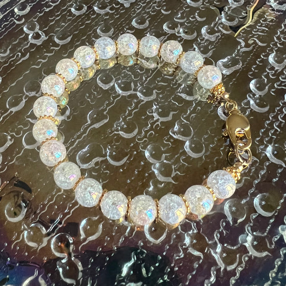 Crackled Quartz bracelet