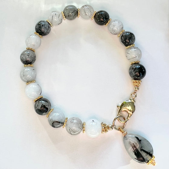 Rutilated Quartz bracelet