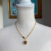 Heart Necklace w/front clasp