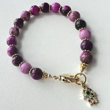  Purple  Lepidolite bracelet