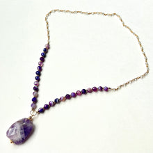  Amethyst and Agate necklace