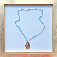  Hamsa Hand Medallion Necklace