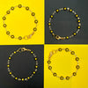 Spirit Daisy bracelet-Black & Marigold